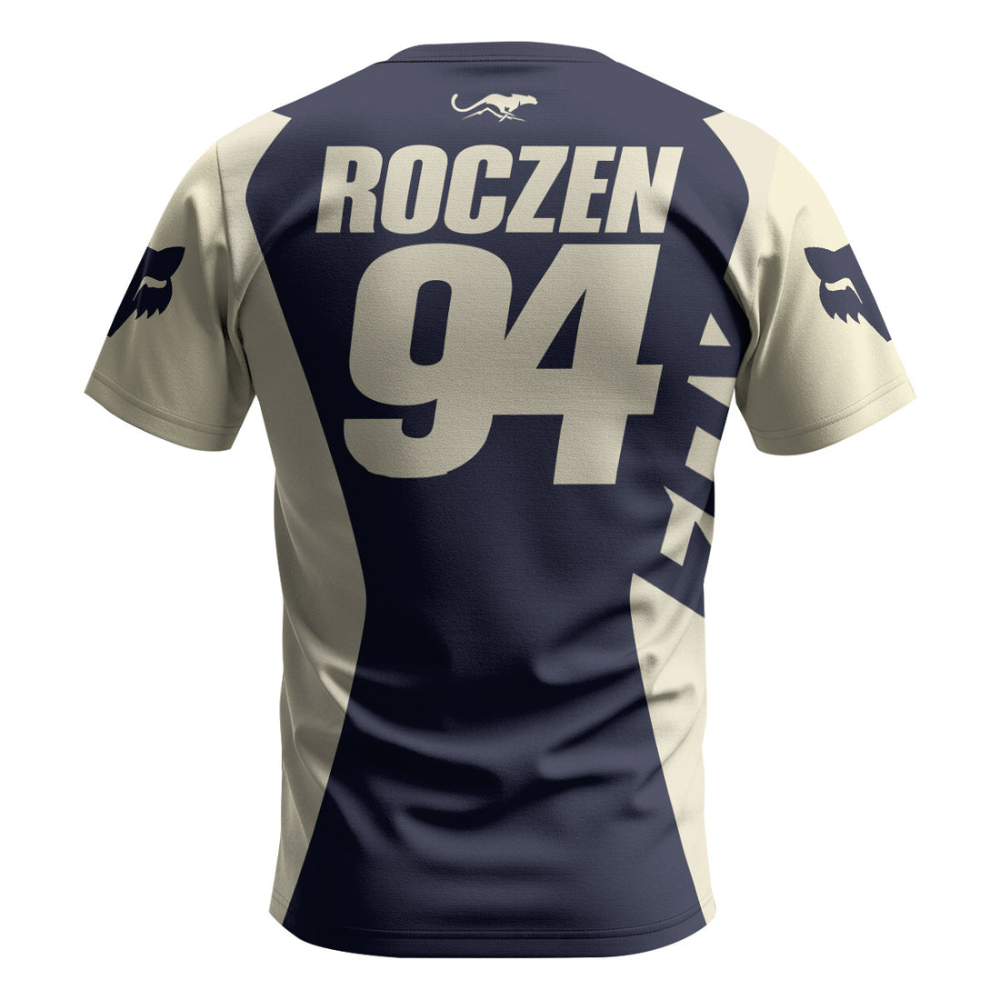 Ken Roczen 94 Blue Beige Short Sleeve Motocross Jersey