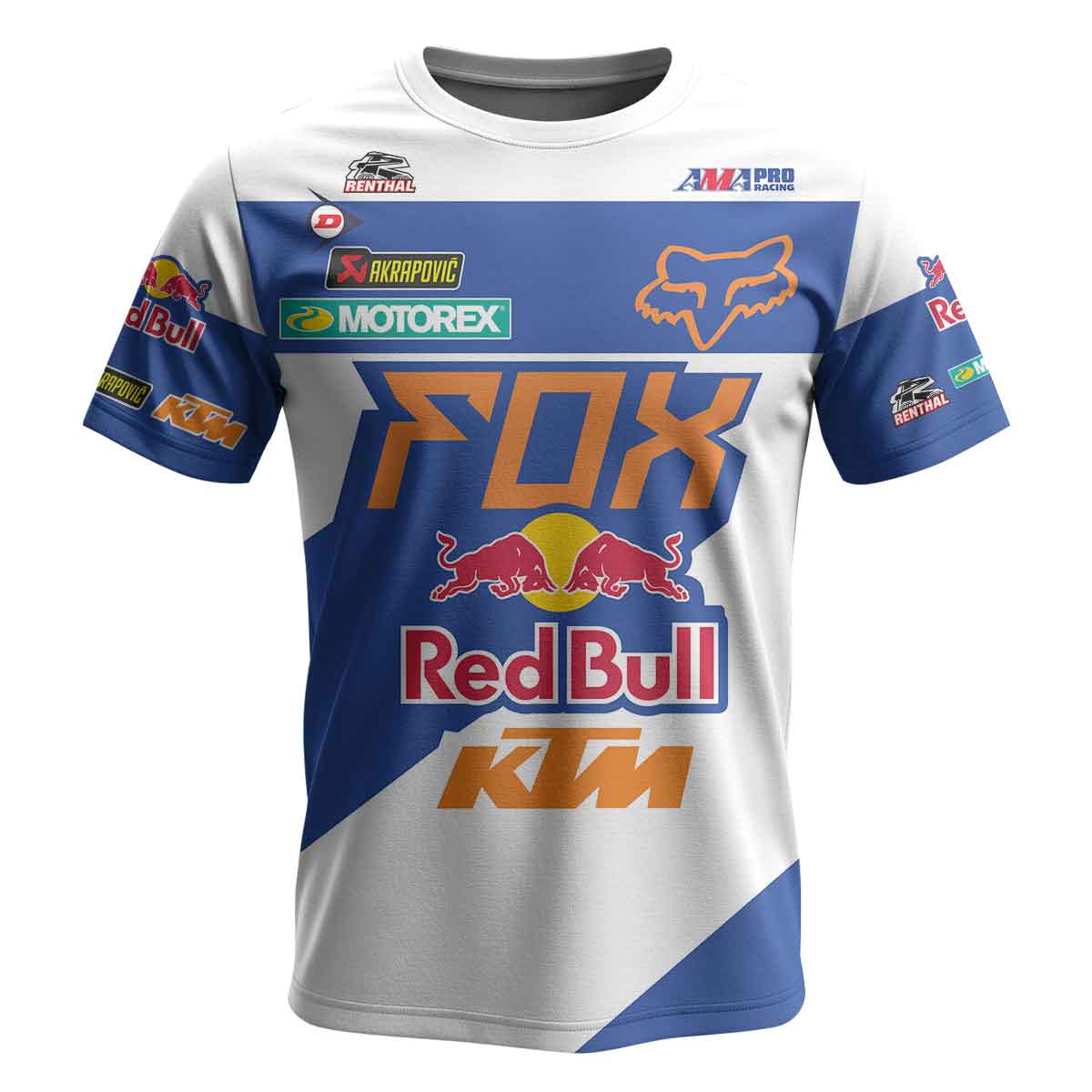 Ken Roczen 94 Blue White Short Sleeve Motocross Jersey