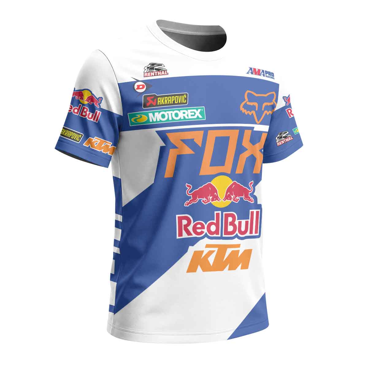 Ken Roczen 94 Blue White Short Sleeve Motocross Jersey