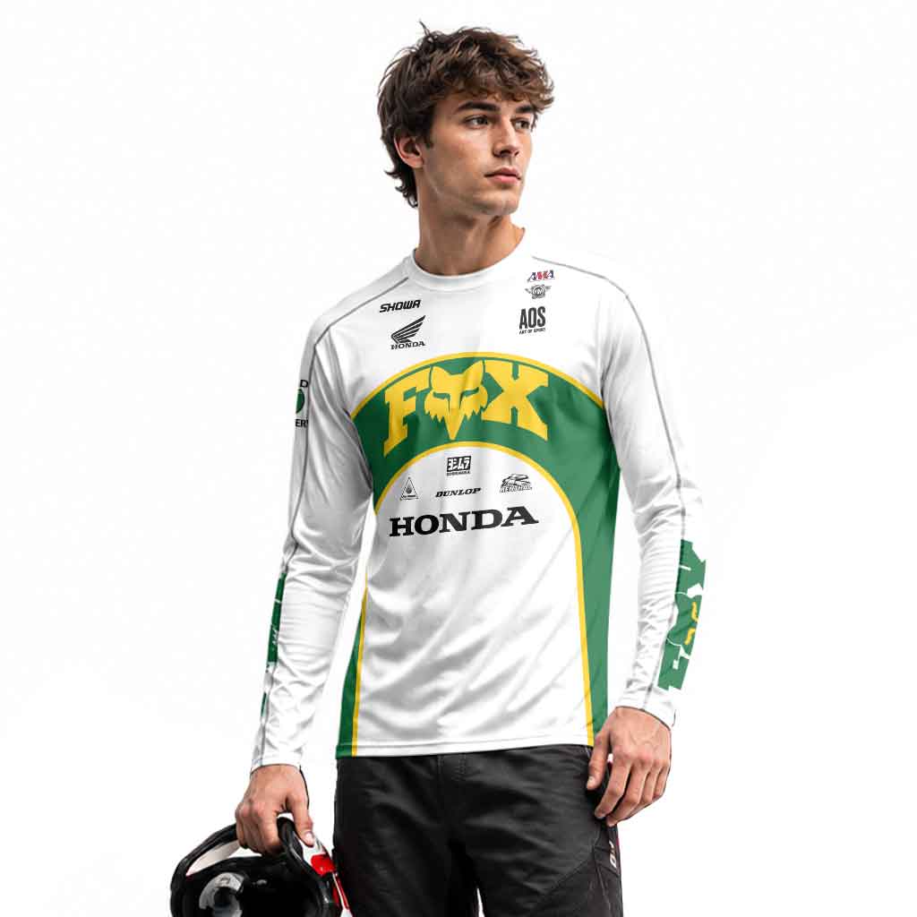 Ken Roczen 94 Green Forest Long Sleeve Motocross Jersey