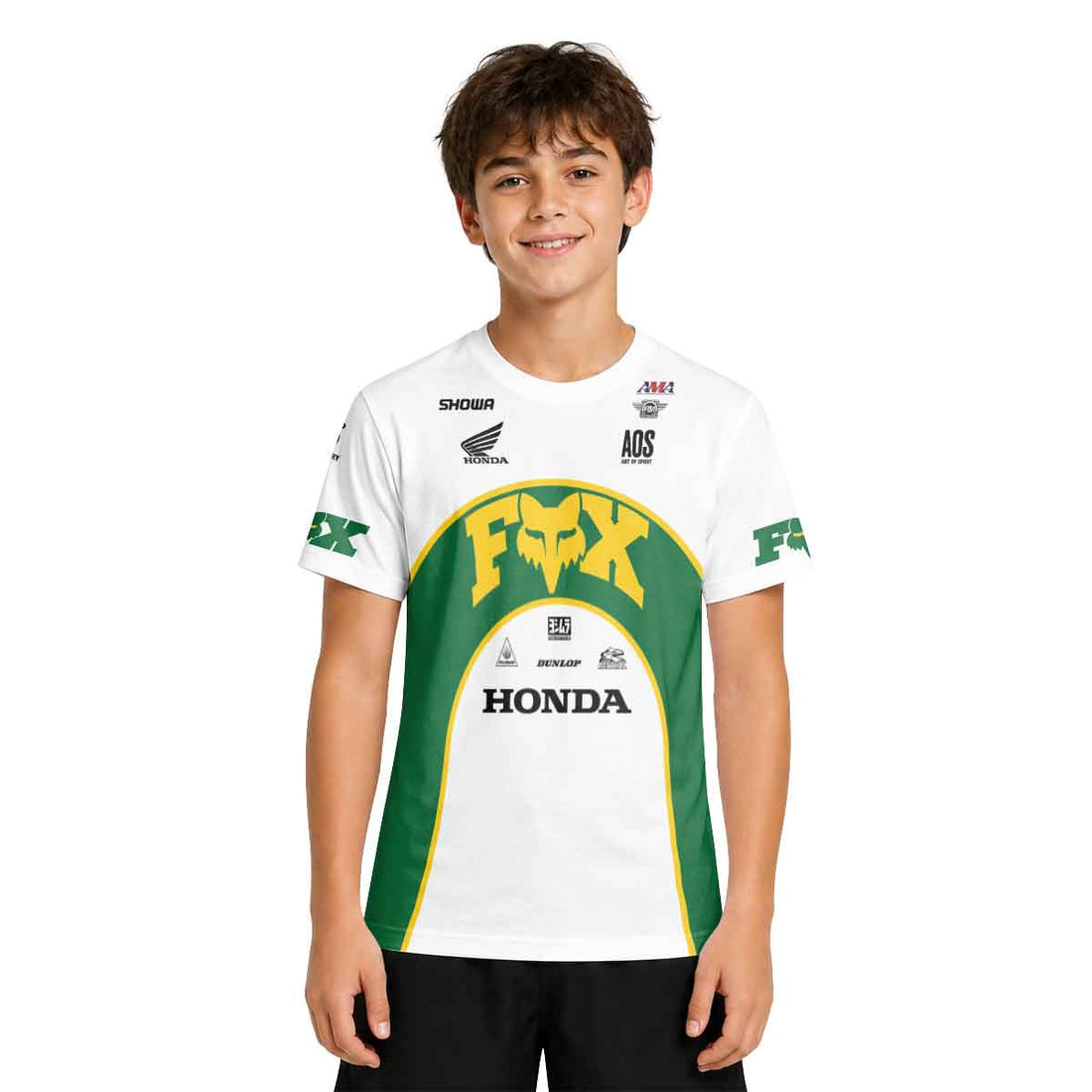 Ken Roczen 94 Green Forest Youth Short Sleeve Motocross Jersey