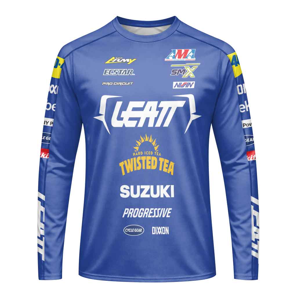 Leatt Suzuki Long Sleeve Motocross Jersey