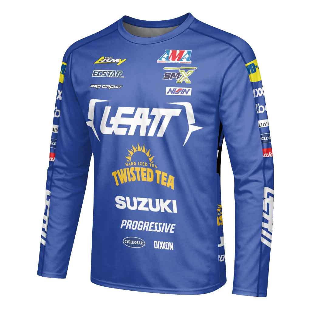 Leatt Suzuki Long Sleeve Motocross Jersey