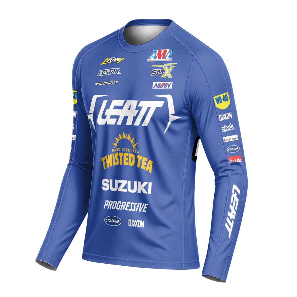 Leatt Suzuki Long Sleeve Motocross Jersey
