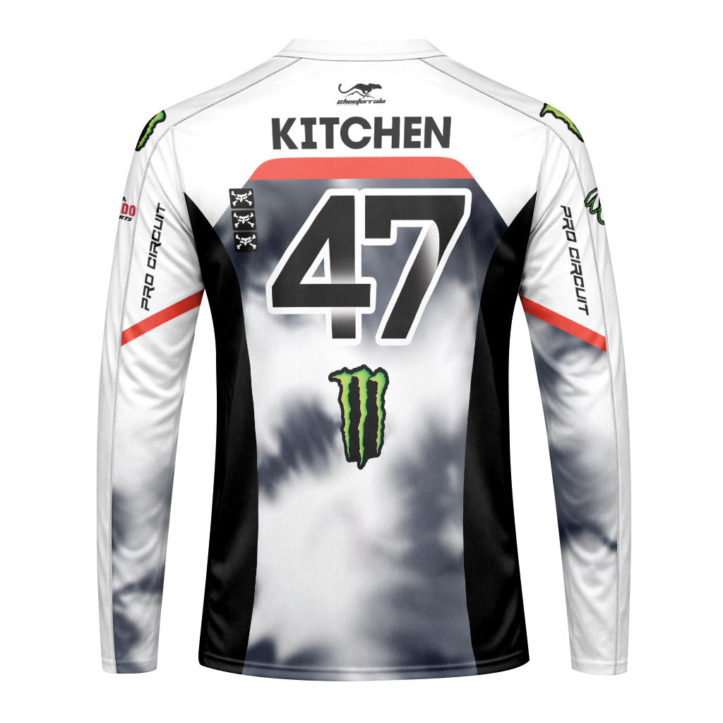 Levi Kitchen 47 Monster Long Sleeve Motocross Jersey