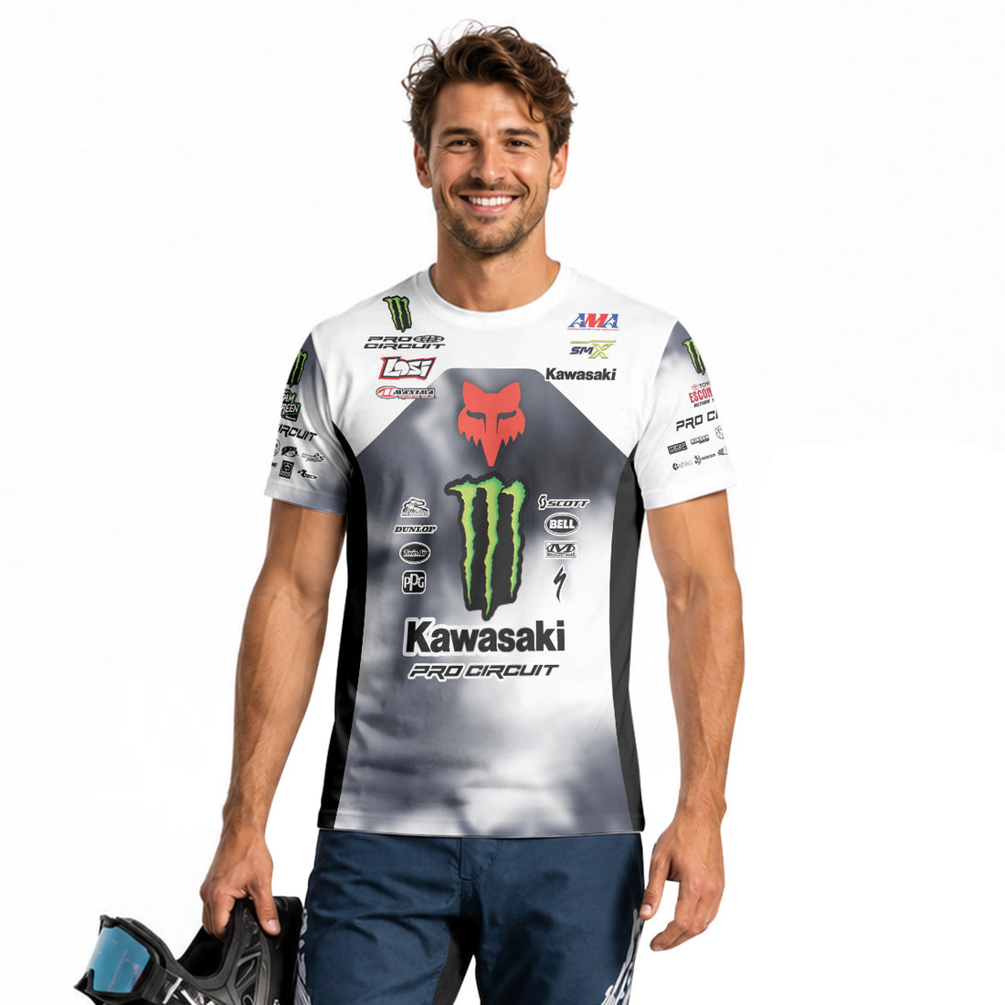 Levi Kitchen 47 Monster Short Sleeve Motocross Jersey