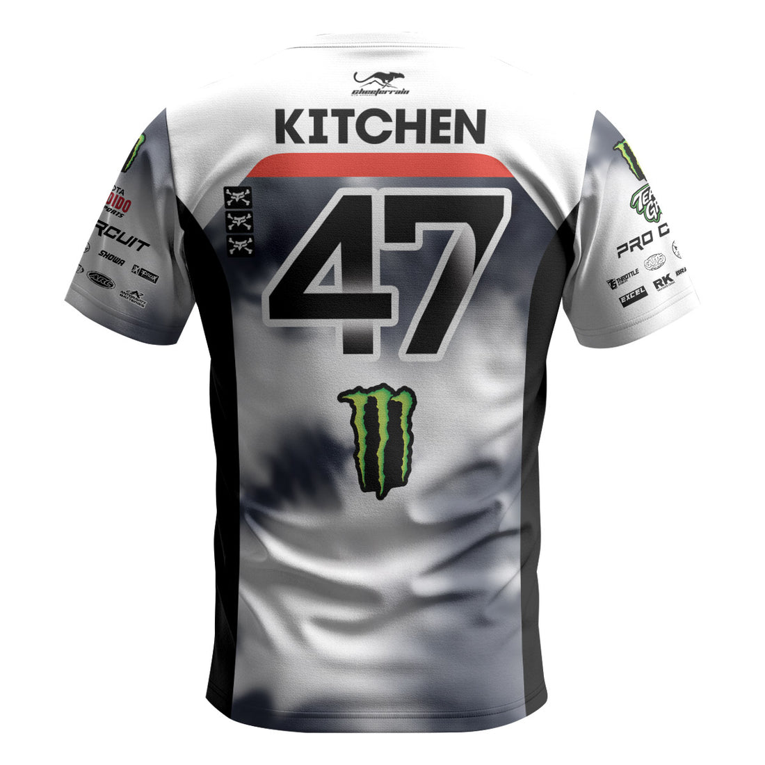 Levi Kitchen 47 Monster Short Sleeve Motocross Jersey