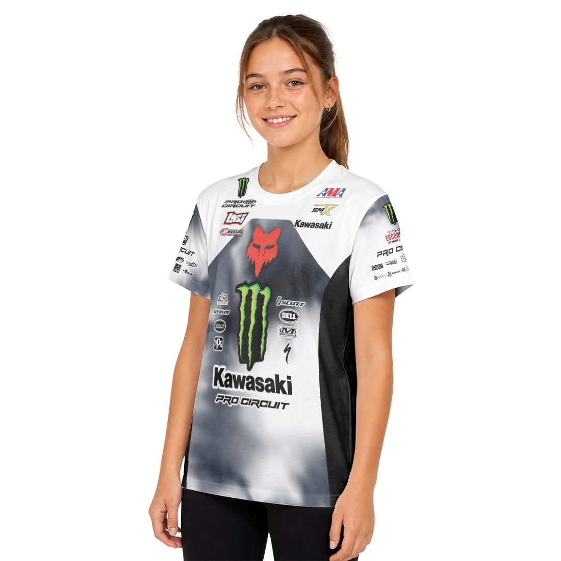 Levi Kitchen 47 Monster Youth Short Sleeve Motocross Jersey