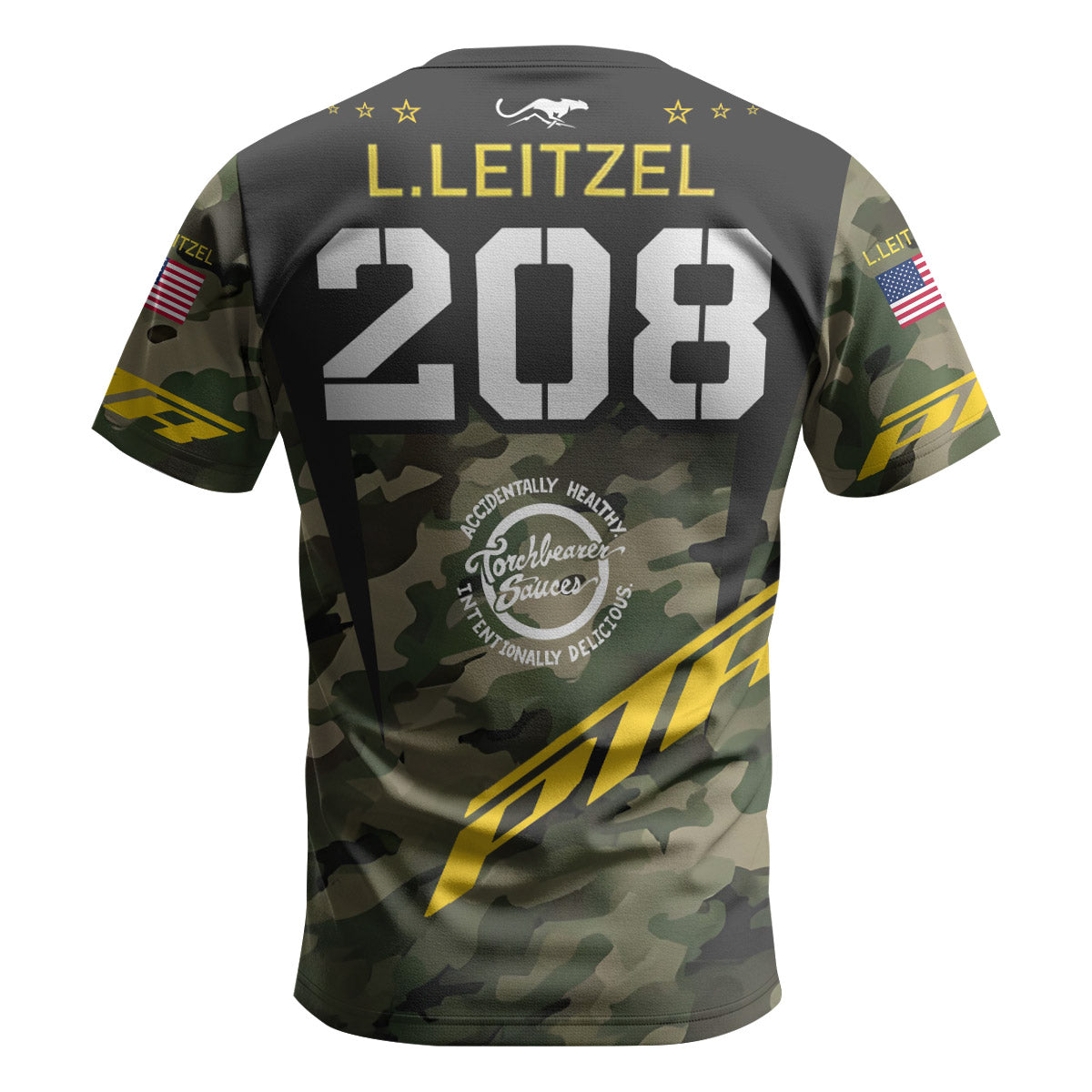 Logan Leitzel 208 Camo Short Sleeve Motocross Jersey