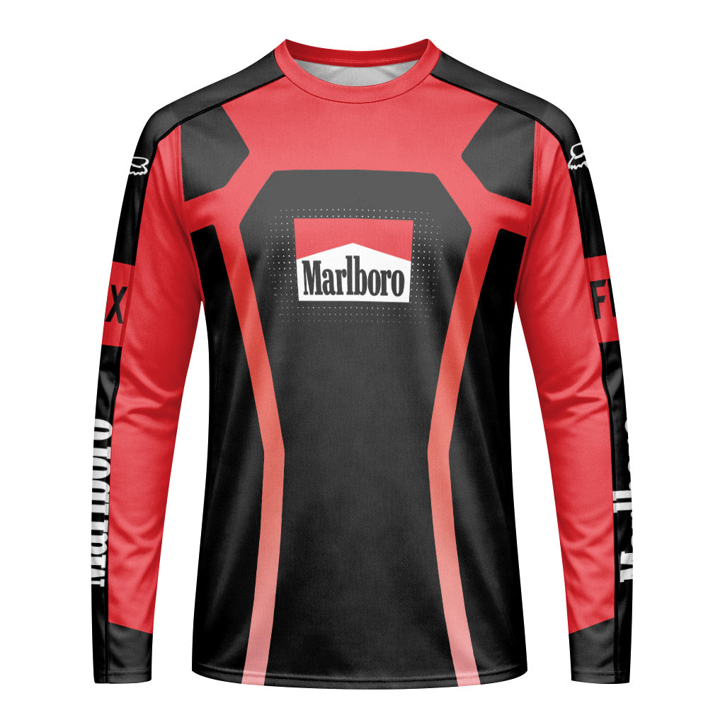 Marlboro Downhill Long Sleeve Mountain Bike Jersey
