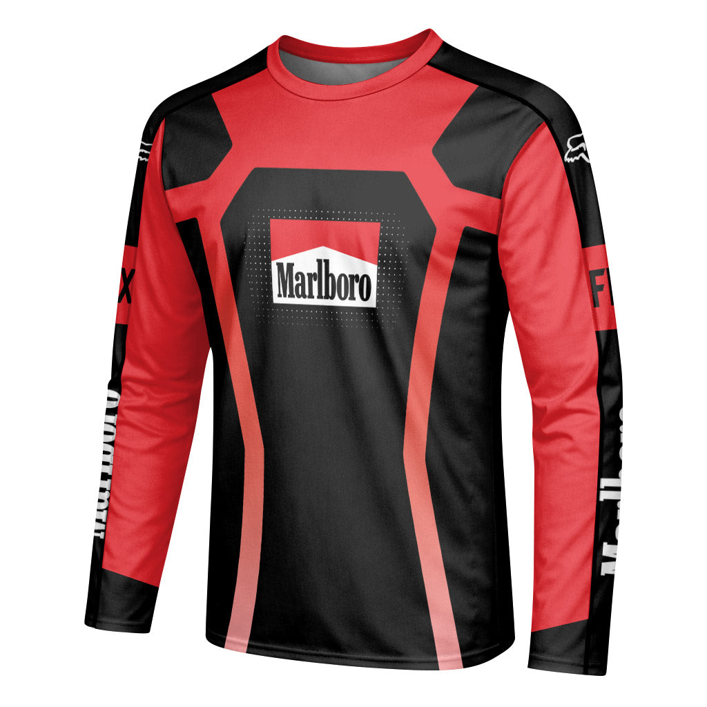 Marlboro Downhill Long Sleeve Mountain Bike Jersey