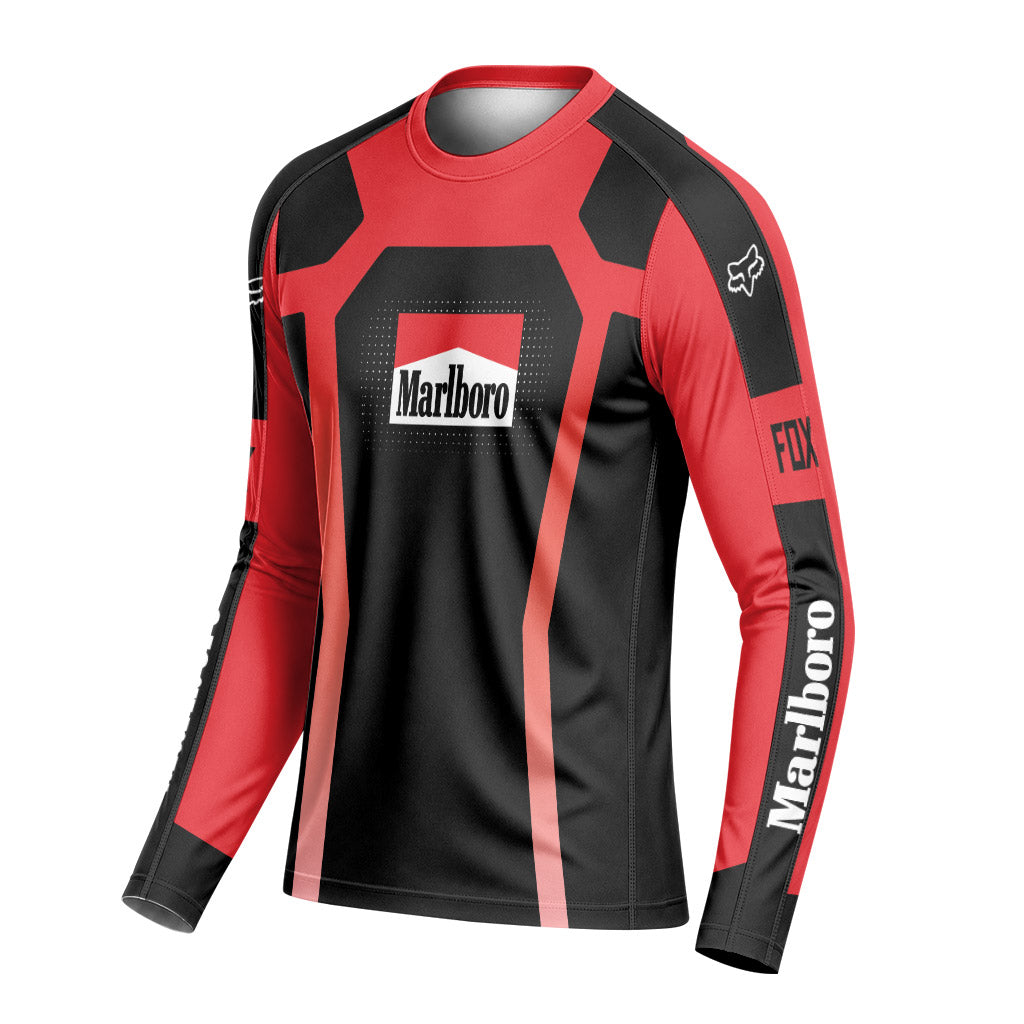 Marlboro Downhill Long Sleeve Mountain Bike Jersey