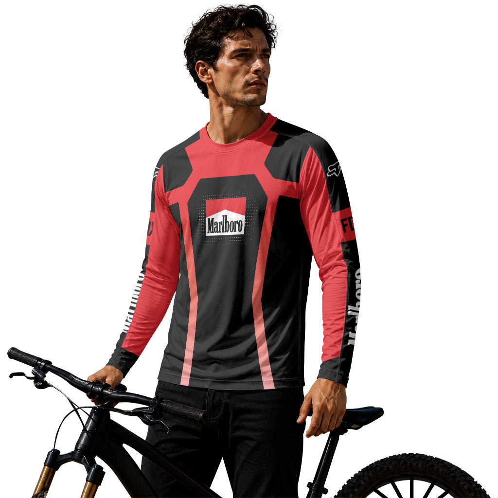 Marlboro Downhill Long Sleeve Mountain Bike Jersey