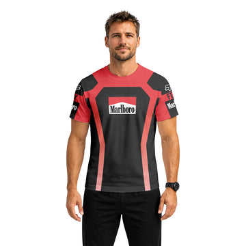 Marlboro Downhill Short Sleeve Mountain Bike Jersey