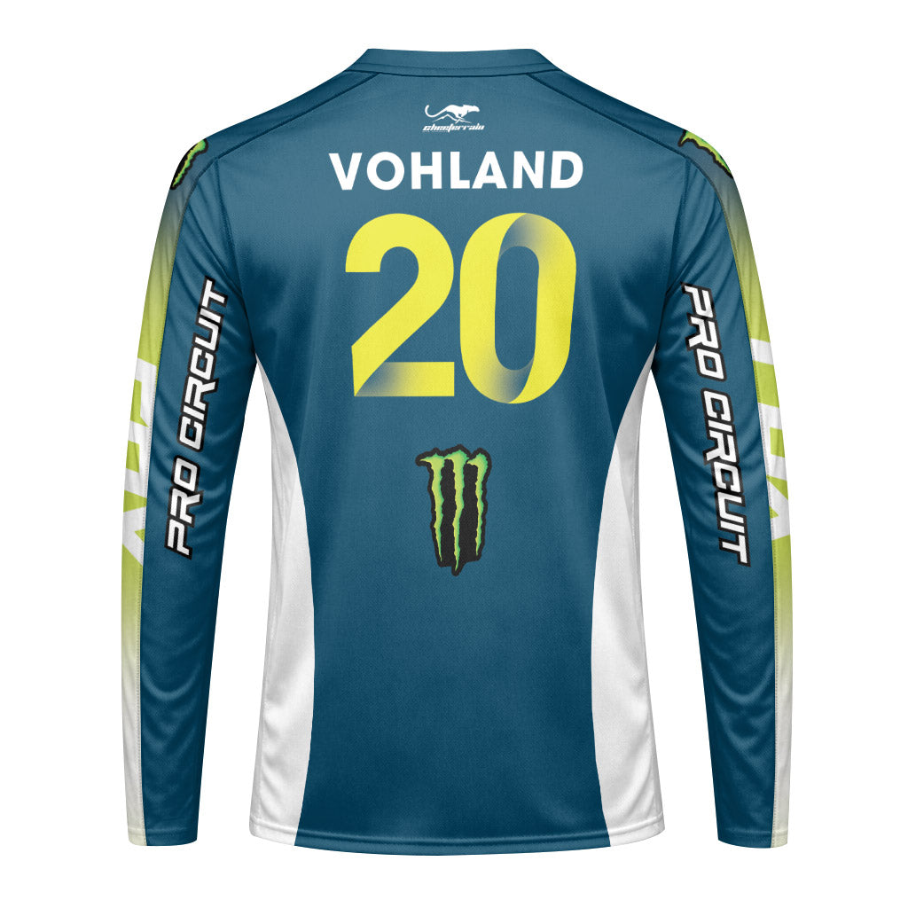 Max Vohland 20 Monster Long Sleeve Motocross Jersey