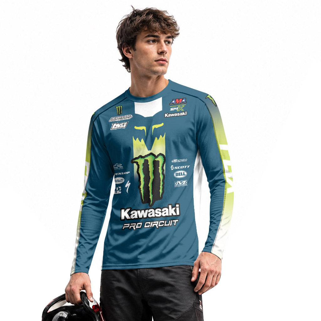 Max Vohland 20 Monster Long Sleeve Motocross Jersey