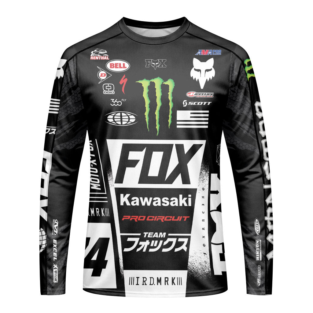 Monster Adam Cianciarulo 44 Long Sleeve Motocross Jersey