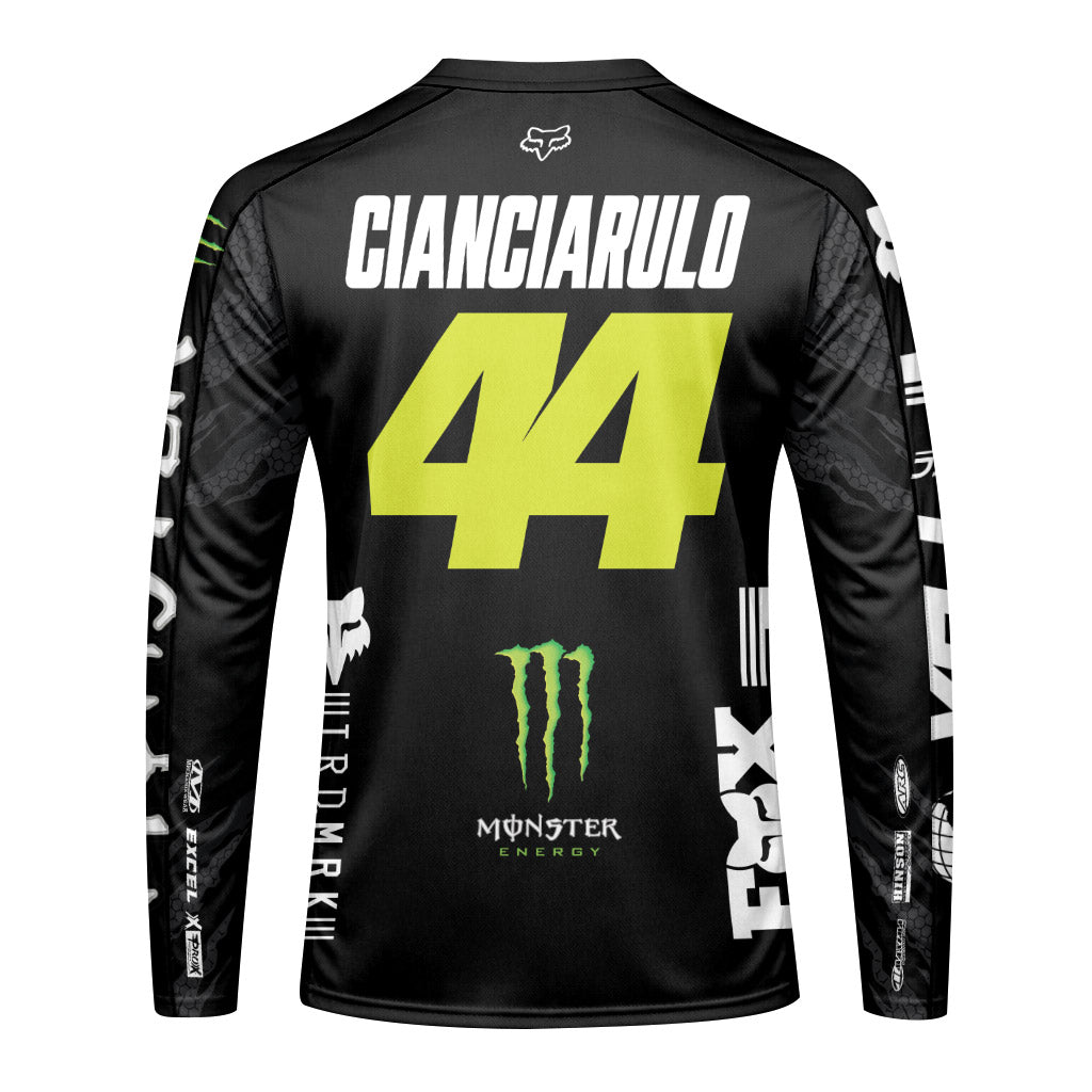 Monster Adam Cianciarulo 44 Long Sleeve Motocross Jersey