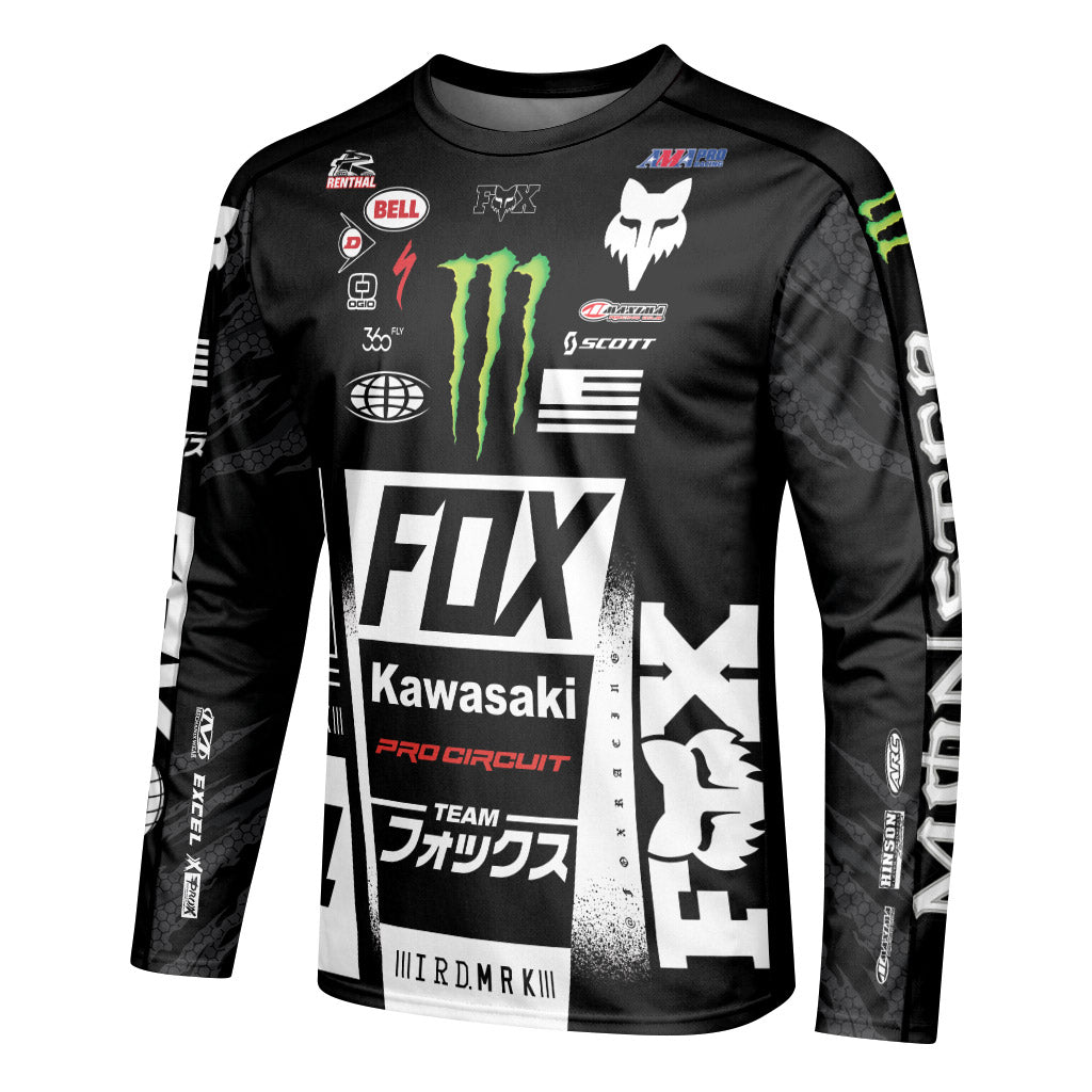 Monster Adam Cianciarulo 44 Long Sleeve Motocross Jersey