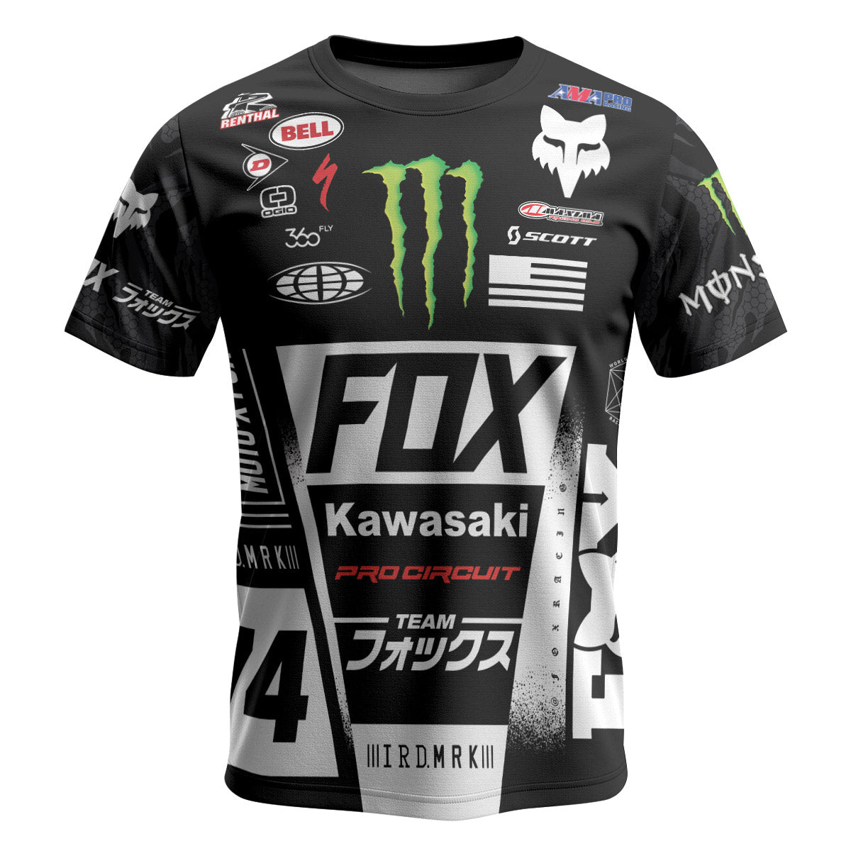 Monster Adam Cianciarulo 44 Short Sleeve Motocross Jersey