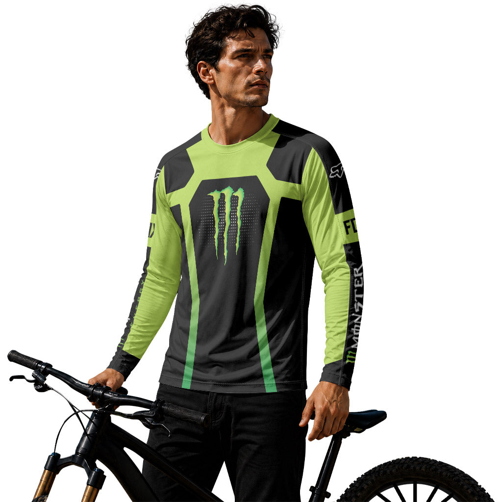Monster Downhill Long Sleeve Mountain Bike Jersey