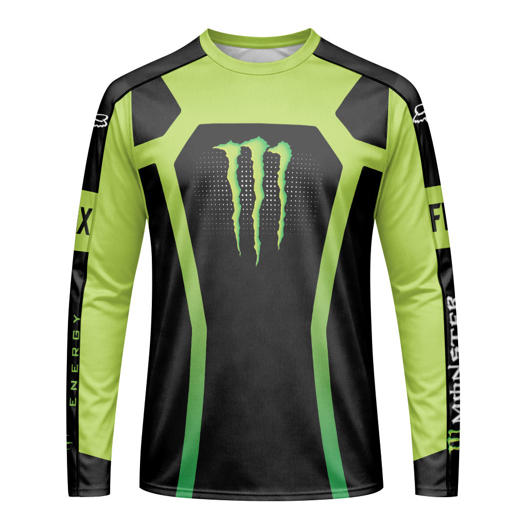 Monster Downhill Long Sleeve Mountain Bike Jersey