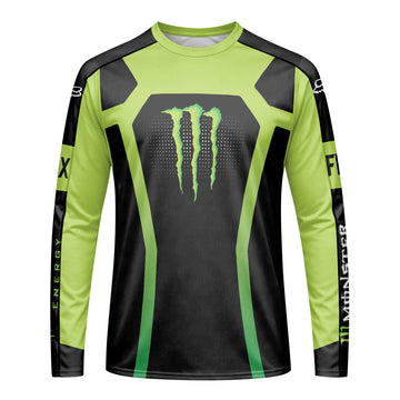 Monster Downhill Long Sleeve Mountain Bike Jersey