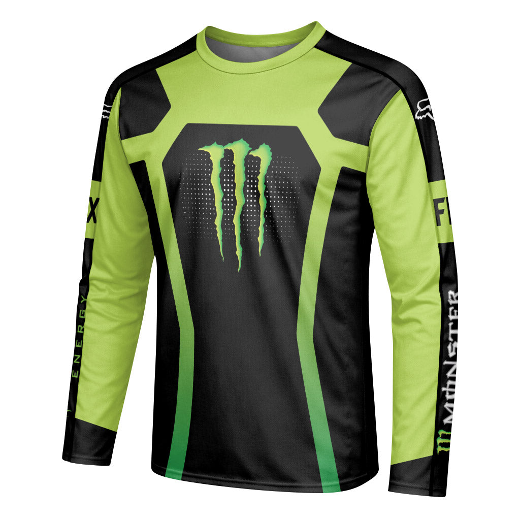 Monster Downhill Long Sleeve Mountain Bike Jersey