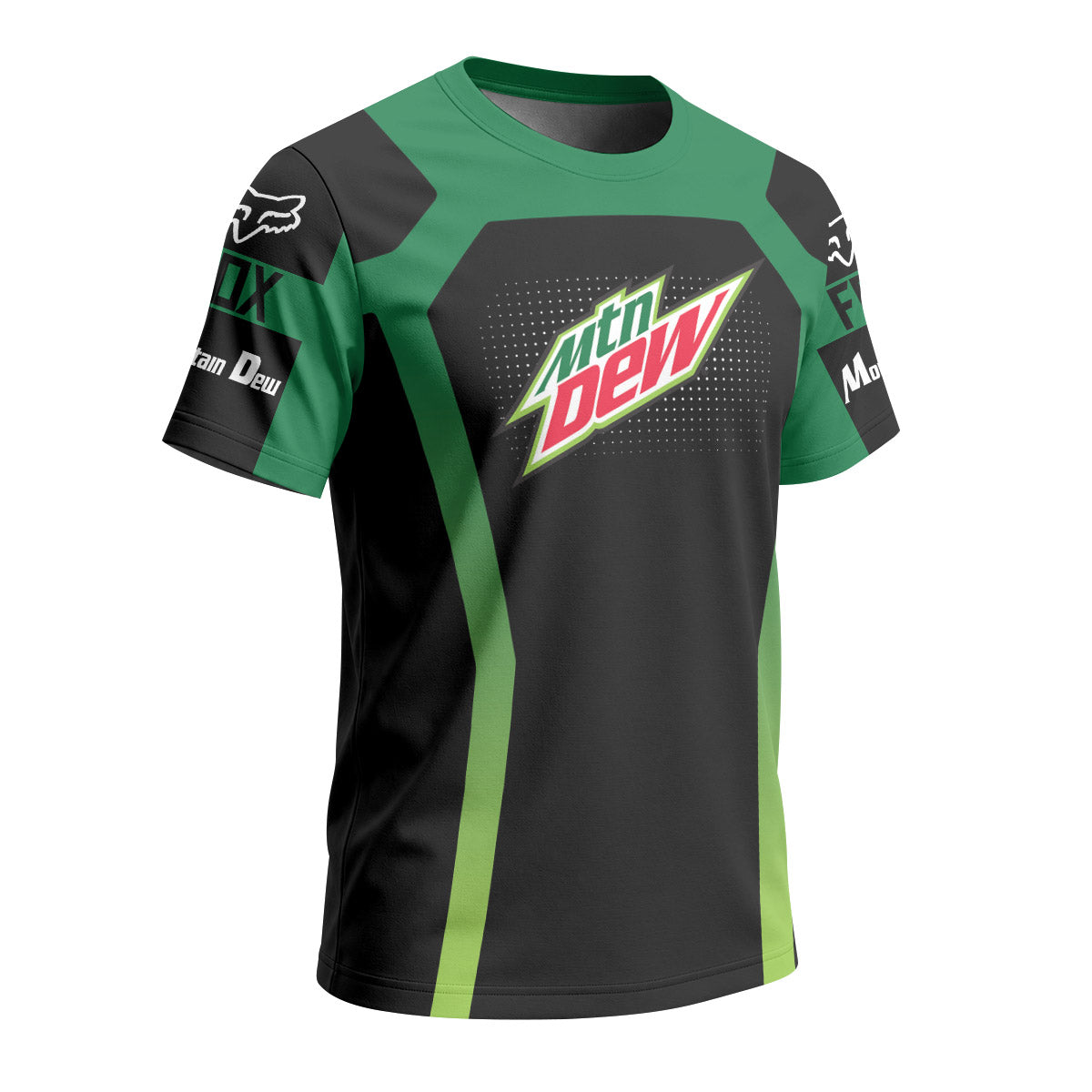 Mountain Dew Downhill Short Sleeve Mountain Bike Jersey
