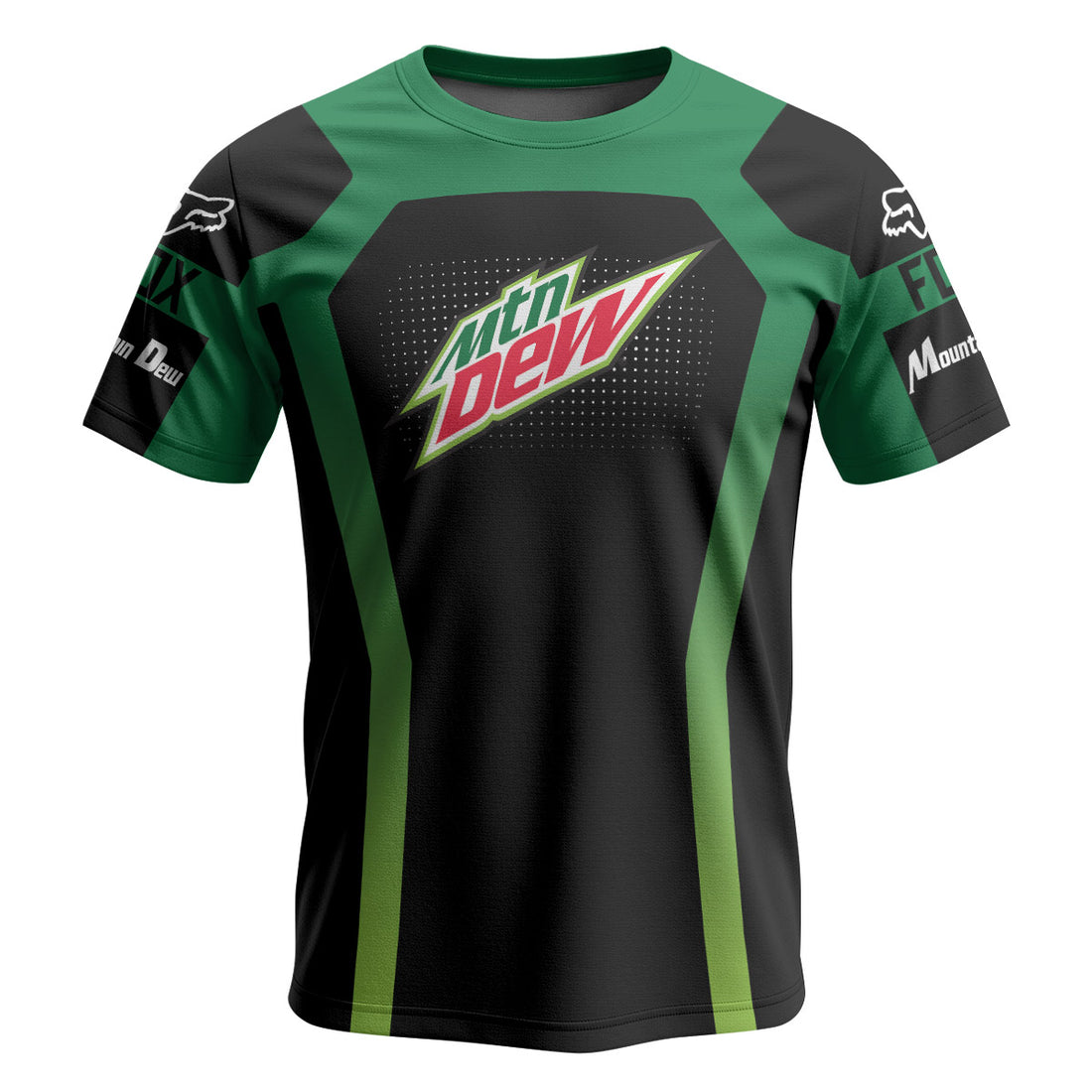 Mountain Dew Downhill Short Sleeve Mountain Bike Jersey