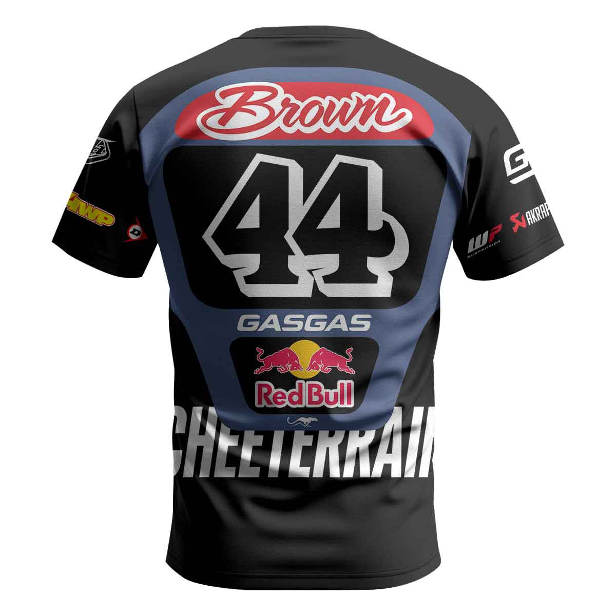 Pierce Brown 44 Red Bull Black Short Sleeve Motocross Jersey