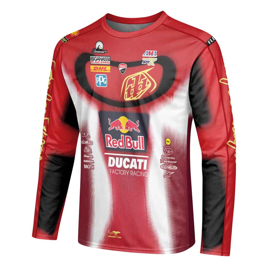 Red Bull Justin Barcia 51 Long Sleeve Motocross Jersey