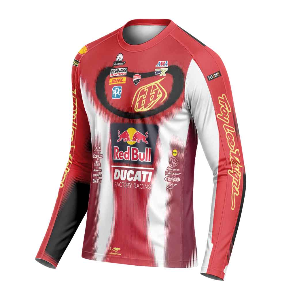 Red Bull Justin Barcia 51 Long Sleeve Motocross Jersey