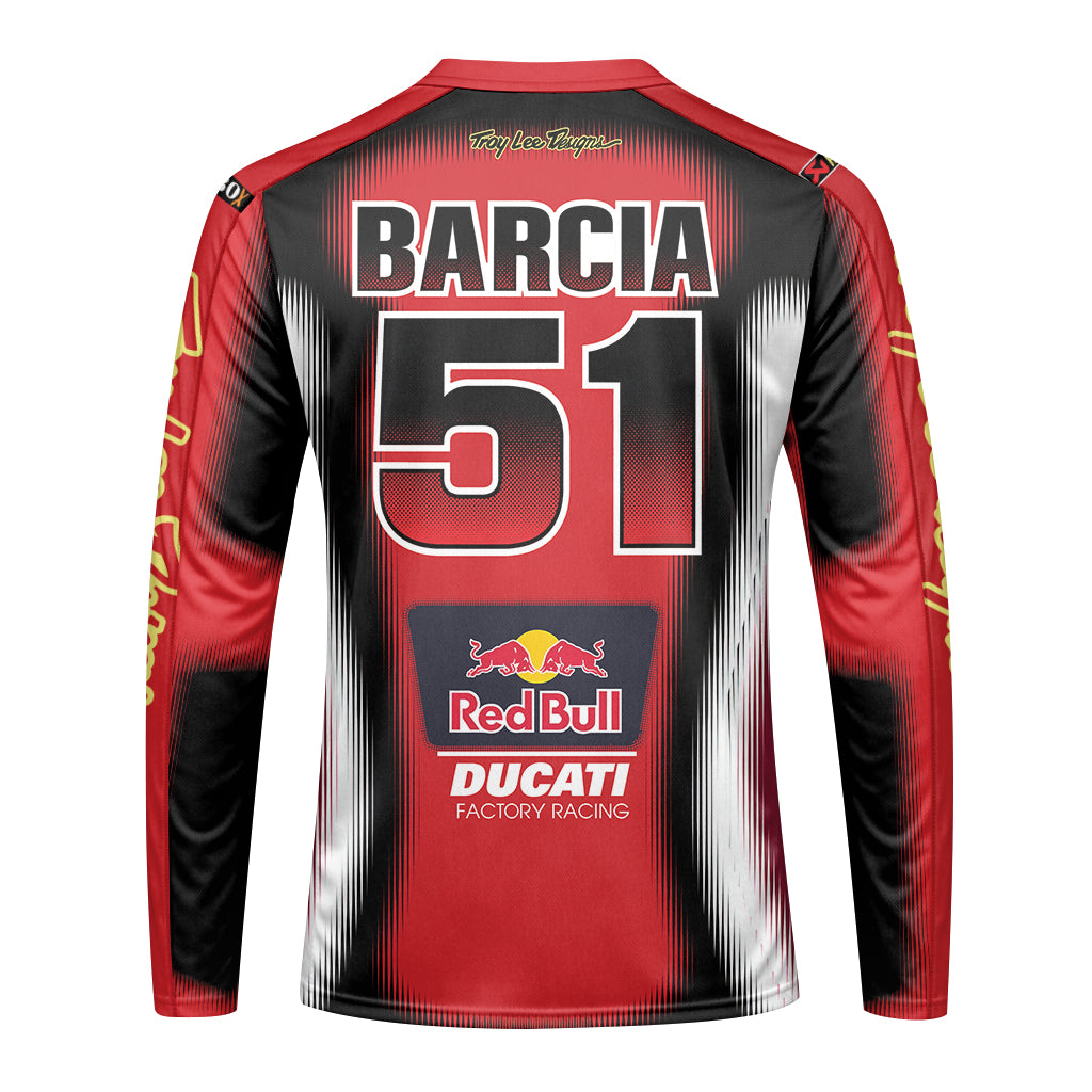 Red Bull Justin Barcia 51 Long Sleeve Motocross Jersey