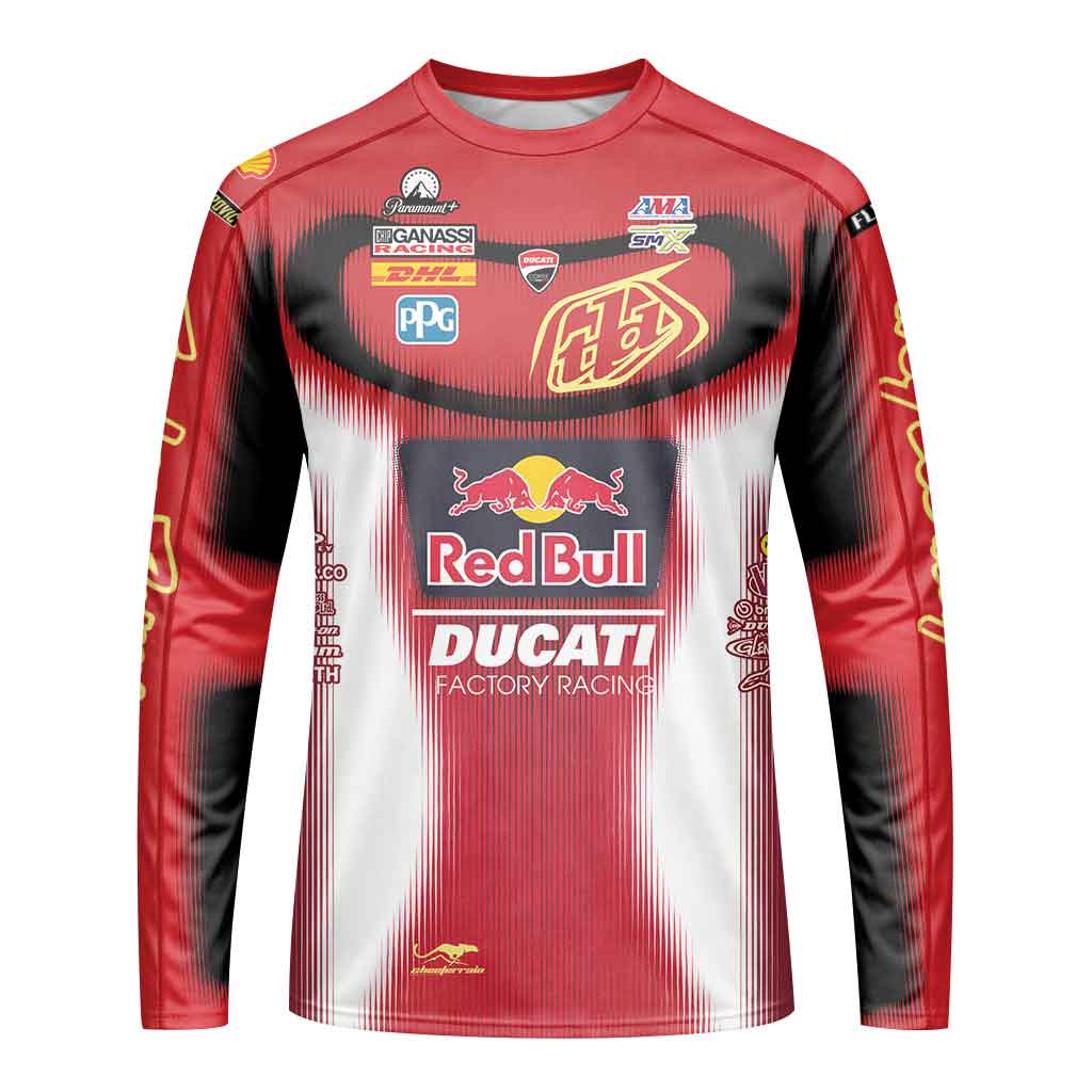 Red Bull Justin Barcia 51 Long Sleeve Motocross Jersey