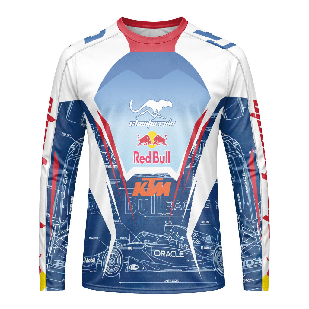 Red Bull Racing Long Sleeve Motocross Jersey
