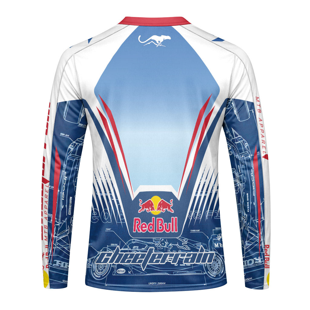 Red Bull Racing Long Sleeve Motocross Jersey