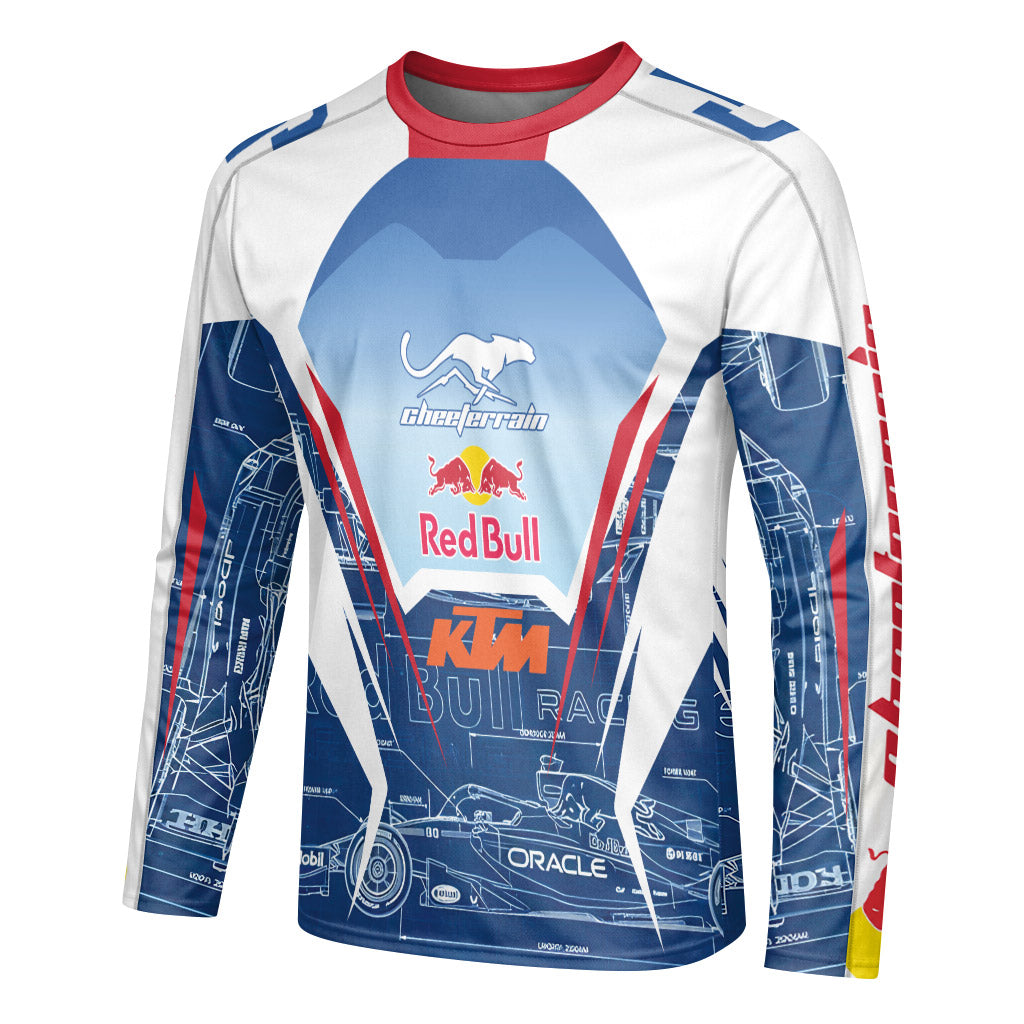 Red Bull Racing Long Sleeve Motocross Jersey