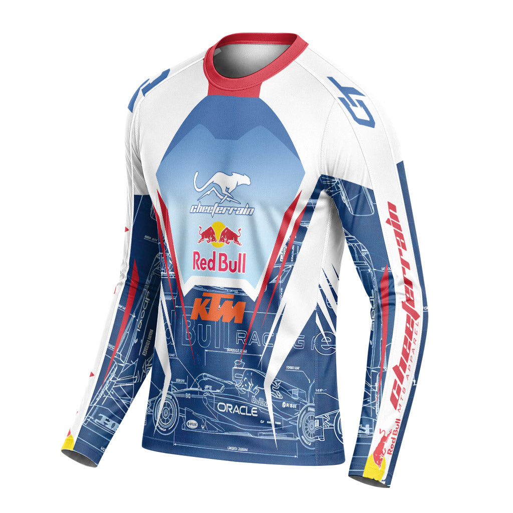 Red Bull Racing Long Sleeve Motocross Jersey