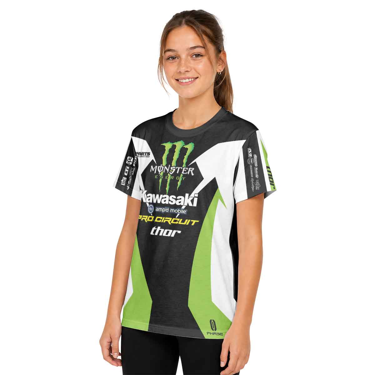 Ryan Villopoto 51 Monster Youth Short Sleeve Motocross Jersey