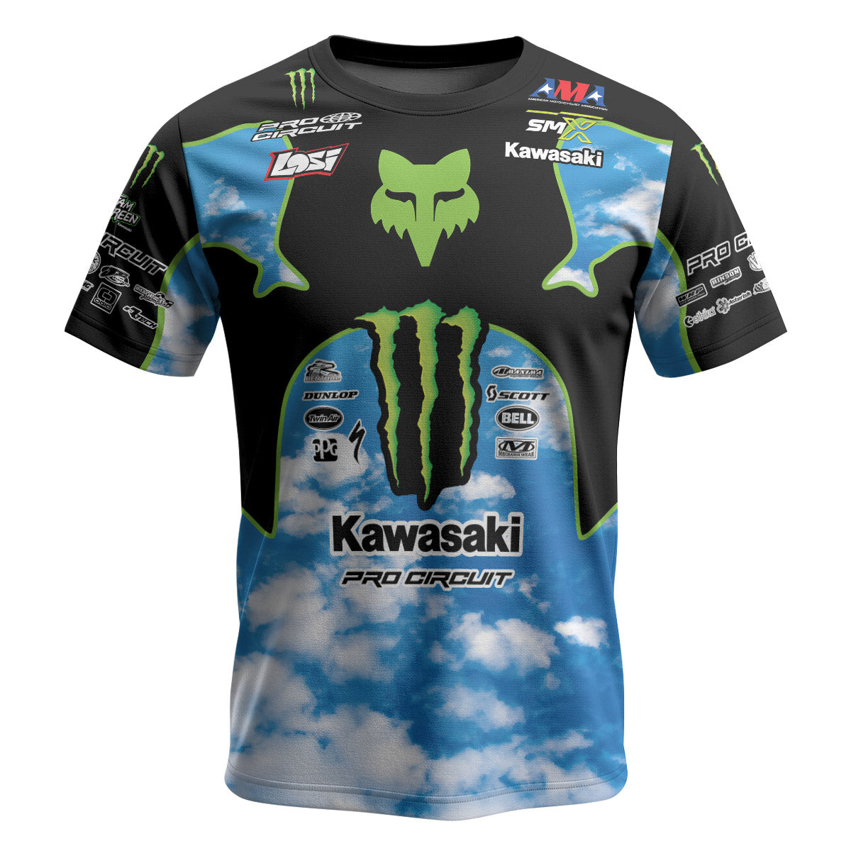 Seth Hammaker 43 Blue Sky Short Sleeve Motocross Jersey