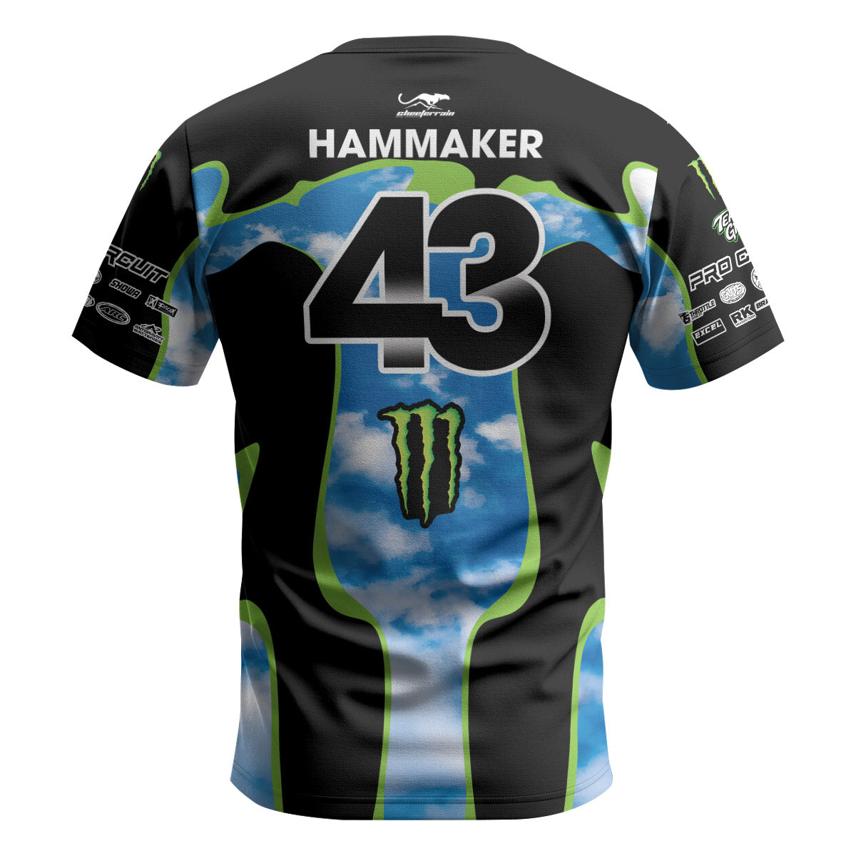 Seth Hammaker 43 Blue Sky Youth Short Sleeve Motocross Jersey