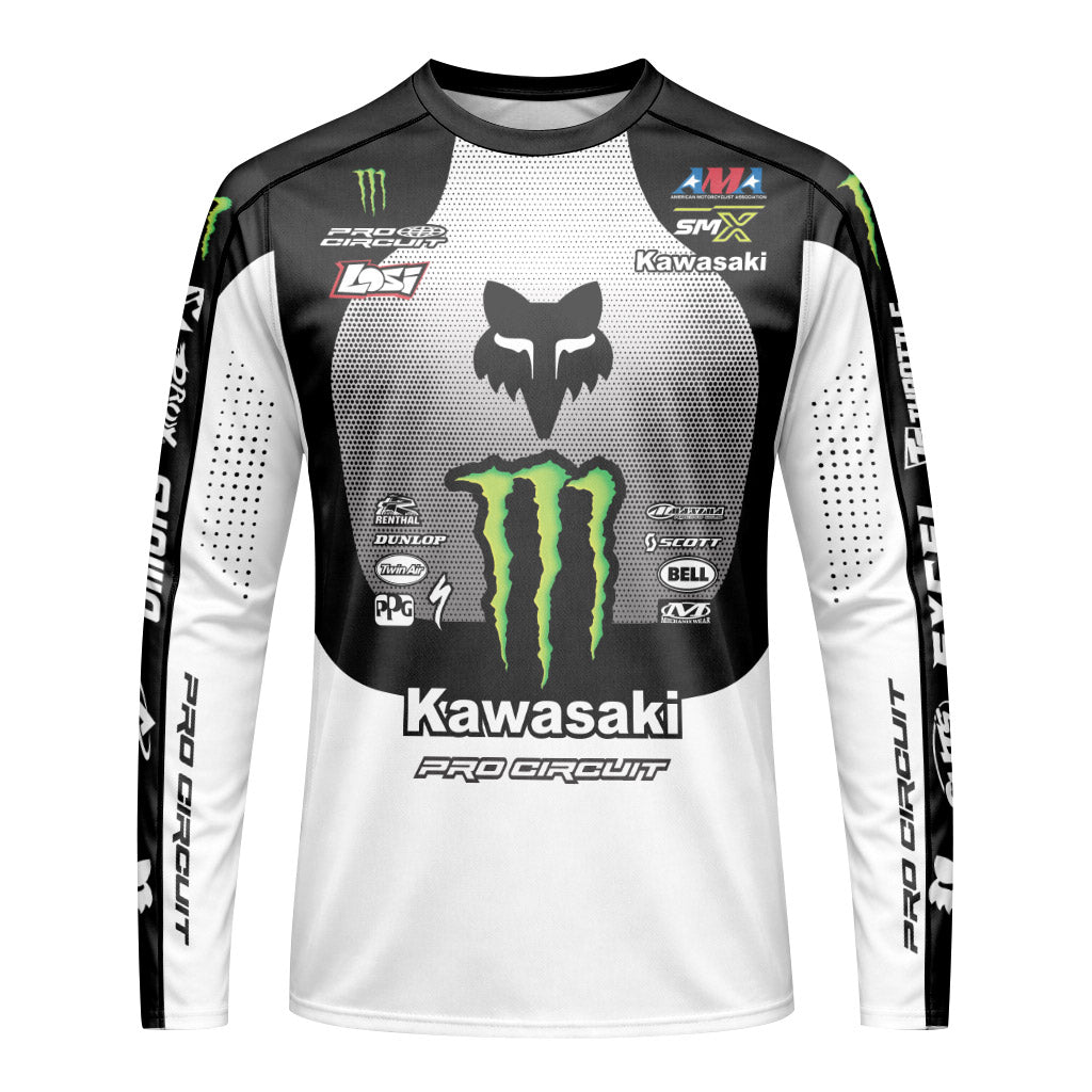 Seth Hammaker 43 Monster Long Sleeve Motocross Jersey