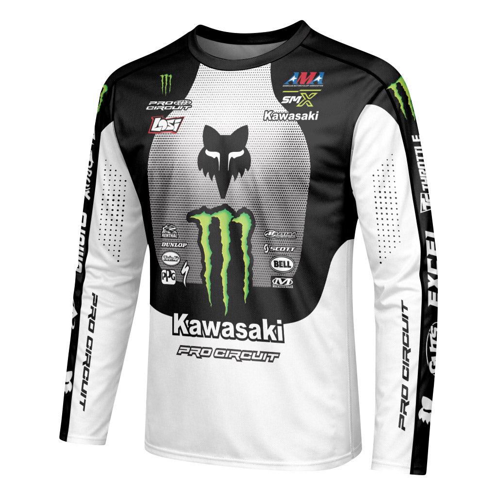 Seth Hammaker 43 Monster Long Sleeve Motocross Jersey