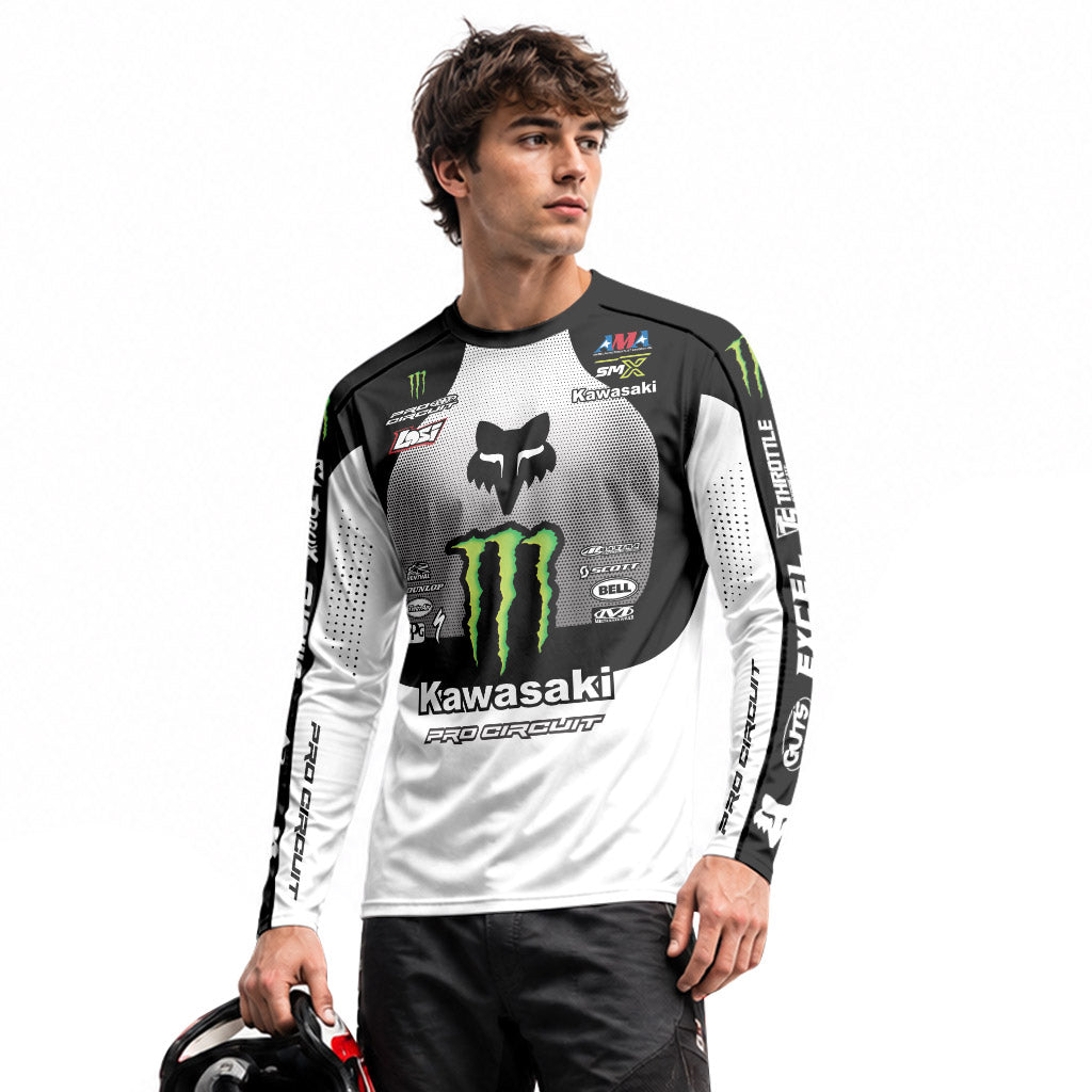 Seth Hammaker 43 Monster Long Sleeve Motocross Jersey