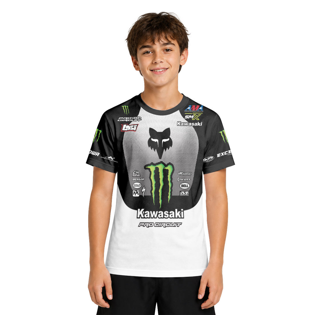 Seth Hammaker 43 Monster Youth Short Sleeve Motocross Jersey