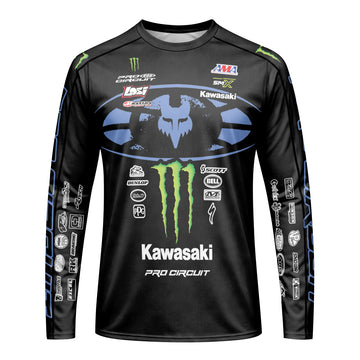 Seth Hammaker 519 Monster Black Long Sleeve Motocross Jersey
