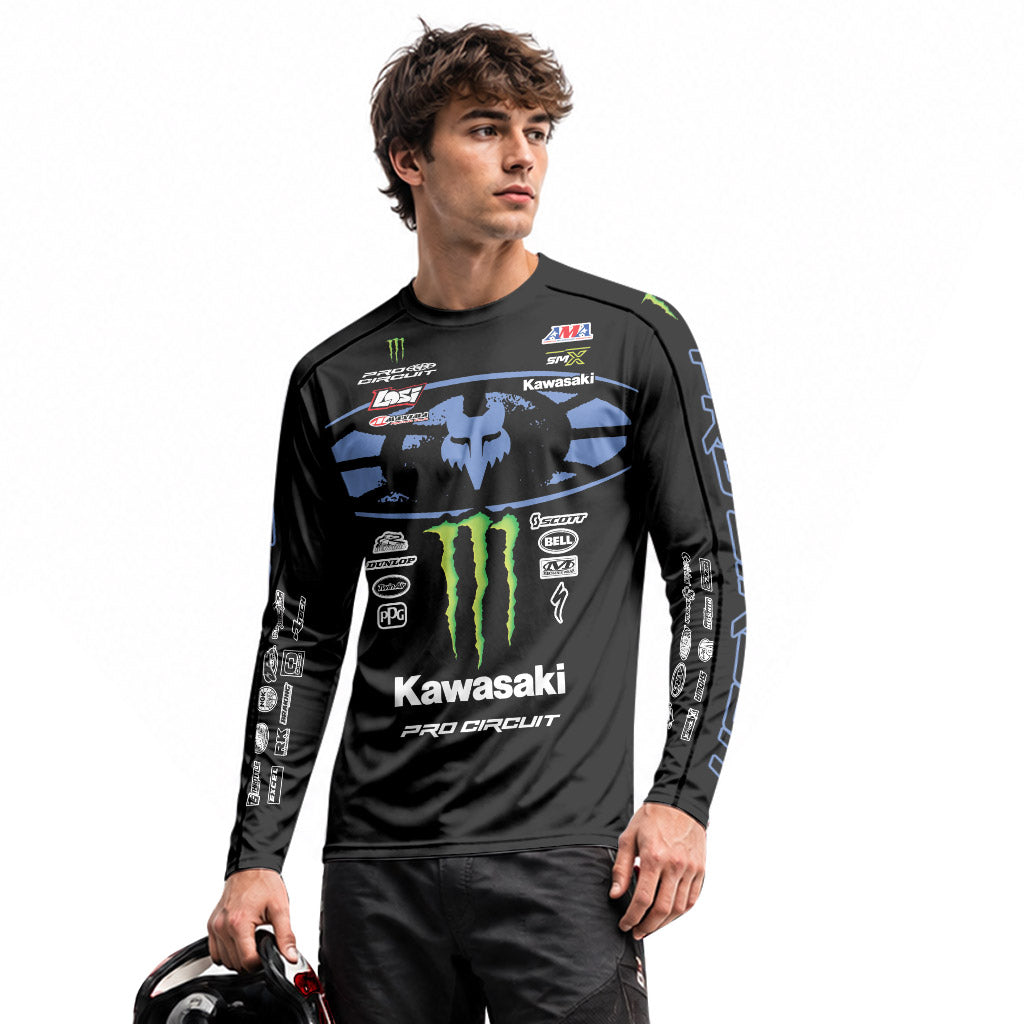 Seth Hammaker 519 Monster Black Long Sleeve Motocross Jersey