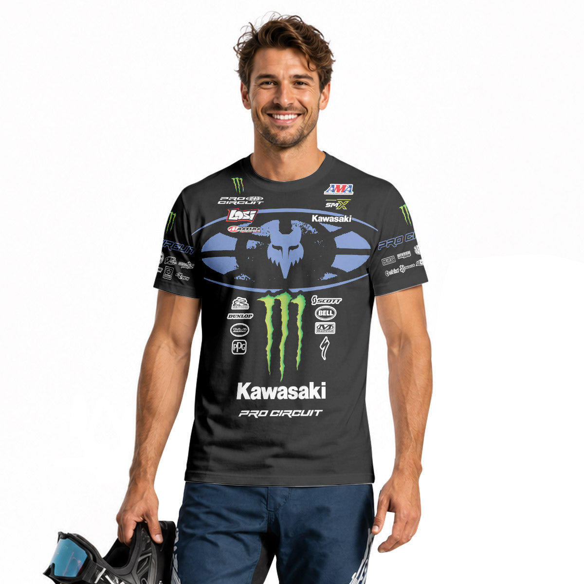 Seth Hammaker 519 Monster Black Short Sleeve Motocross Jersey