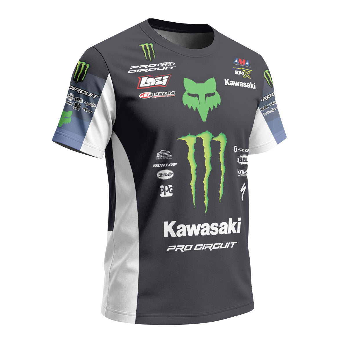 Seth Hammaker 56 Monster Black Short Sleeve Motocross Jersey